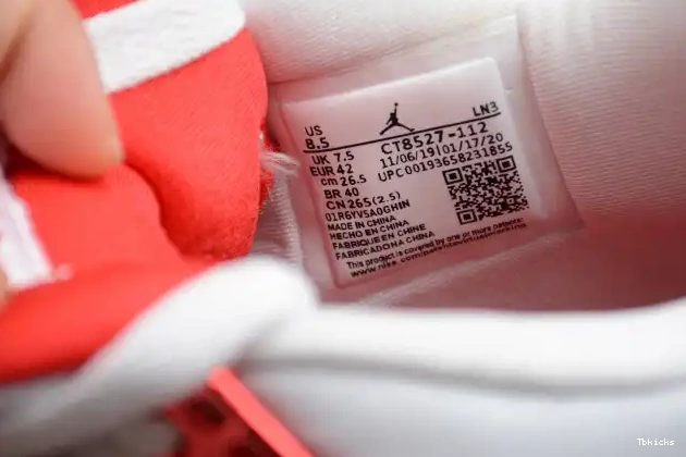 Rep TBK Jordan Red Air CT8527-112 Metallic 4 0610
